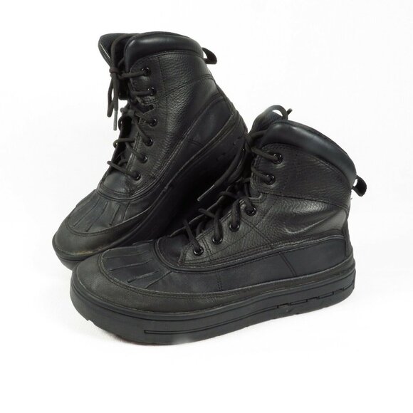 Nike ACG Other - Nike ACG Woodside 2 Youth Sz 7Y Women's 9 Black Waterproof Duck Boots 524872-001